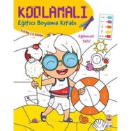 Kodlamalı Eğitici Boyama Kitabı Eğlenceli Tatil Sincap Kitap