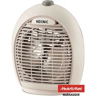 Koenic KFH 20324 2000 W Krem Fanlı Isıtıcı