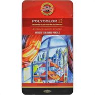 Koh-i Noor 12'li Polycolor Kuru Boya Seti