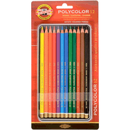 Koh-i Noor 3822-012010BL Polycolor 12'li Kuru Boya Kalemi Set
