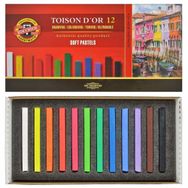 Koh-i Noor 8582 Toison Dor Soft Köşeli 12'li Pastel Boya Seti