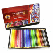Koh-i Noor Metal Kutu 36'lı Polycolor Artist Kuru Boya Kalemi