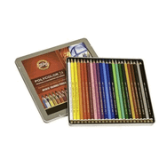 Koh-i Noor Polycolor Artist Metal Kutu 24'lü Kuru Boya Kalemi