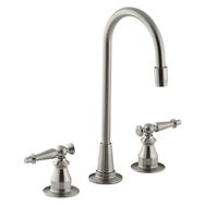 Kohler Antique 3 Fırçalanmış Nikel Delikli Ankastre Lavabo Ve Eviye Bataryası