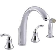 Kohler Forte 4 Delikli Krom Eviye Bataryası