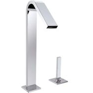 Kohler Loure Uzun Boyunlu Kumandalı Krom Lavabo Bataryası