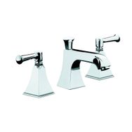 Kohler Memoirs Stately Fırçalanmış Nikel 3 Delikli Ankastre Lavabo Bataryası
