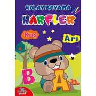 Kolay Boyama Harfler Sancak Çocuk
