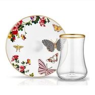 Koleksiyon 41436 Dervish Mariposa 6'lı Kulplu Çay Seti