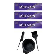 Koleston 8.0 3 Adet Tüp Saç Boyası ve Saç Boyama Seti