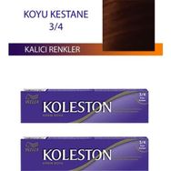 Koleston Koyu Kestane 3/4 Tüp 2x50 ml Saç Boyası