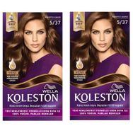 Koleston Wella 5/37 Kışkırtıcı Kahve Kit 2 Adet Saç Boyası