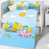 Komfort Home 8 Parça Ranforce %100 Pamuk Balıkçı Bebek Uyku Seti