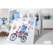 Komfort Home 8 Parça Ranforce %100 Pamuk Byke Bebek Uyku Seti