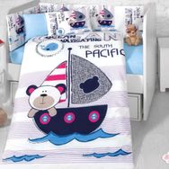 Komfort Home 8 Parça Ranforce %100 Pamuk Pacific Bebek Uyku Seti