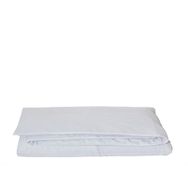 Komfort Home Beyaz Battal Boy Çizgili Pamuk Saten Nevresim