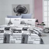 Komfort Home Çift Kişilik Ranforce City Nevresim Takım