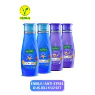 Komili 2x500 ml Enerji + 2x500 ml Anti-Stres Duş Jeli