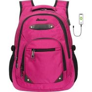Konfores 1551-2225 Pembe Anatomik Yarasa Sırt Unisex Okul Çantası
