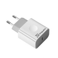 Konfulon C69D 1 mt Type-C To Lightning Kablolu 20W PD Beyaz Şarj Cihazı