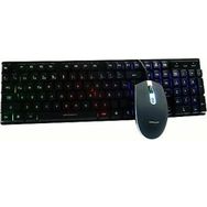Konfulon KM99 Türkçe Q RGB Işıklı Gaming Klavye Mouse Set