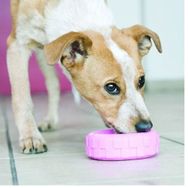 Kong 9 cm Mavi Pembe Small Lastik Şeklinde Kauçuk Yavru Köpek Oyuncağı