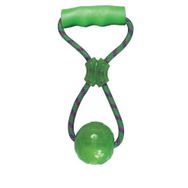 Kong Plastik Tutamaçlı Sesli Top 27 cm Medium Köpek Oyuncağı