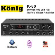 Konig K-80 - 2 Bölgeli Hat Trafolu Stereo Anfi