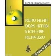 KONU ALANI DERS KİTABI İNCELEME KILAVUZU - LEYLA KÜÇÜKAHMED