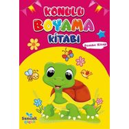 Konulu Boyama Kitabı Pembe Kitap - Kolektif