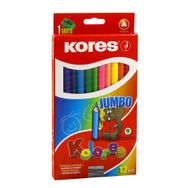 Kores Jumbo 12'li Kuru Boya Kalemi