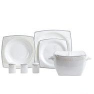 Korkmaz A 8464 Bone 60 Parça Kare Yemek Takımı