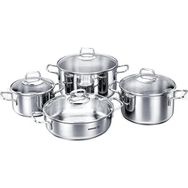 Korkmaz A1606 Perla 8 Parça Inox Tencere Seti