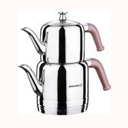 Korkmaz A189-01 Riva Rosa Gold Çaydanlık Takımı