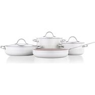 Korkmaz A2619-2 Linea Vanilla 7 Parça Tencere Seti