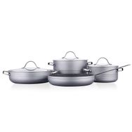 Korkmaz A2619-3 Linea Gri 7 Parça Tencere Takımı