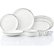 Korkmaz A8057 Elektra Collection Platin 60 Parça Yemek Takımı