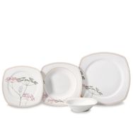 Korkmaz A8127 Mona Collection 60 Parça Kare Yemek Takımı