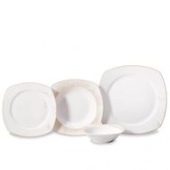 Korkmaz A8128 Mona Collection 60 Parça Kare Yemek Takımı
