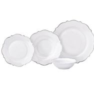 Korkmaz A8248 Eliza Collection 60 Parça Platin Yemek Takımı