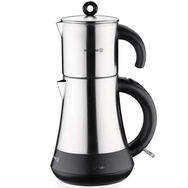 Korkmaz A851-01 Hasbahçe Satin Siyah Çay Makinesi