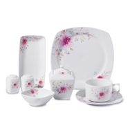 Korkmaz A8608 Bonjour Collection 28 Parça Kare Kahvaltı Seti