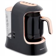 Korkmaz A862-04 Kahvekolik Deluxe Siyah/Rosegold Türk Kahvesi Makinesi