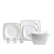 Korkmaz Bone Collection 60 Parça Kare Yemek Takımı