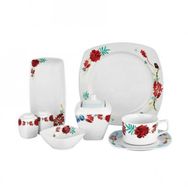 Korkmaz Bonjour Collection 28 Parça Kare Kahvaltı Seti