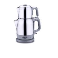 Korkmaz Çaytema Inox Gri 1.7 lt Elektrikli Çaydanlık
