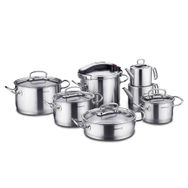 Korkmaz Proline Gri 26 cm 14 Parça Hiper Set Çelik Çeyiz Seti