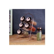 Korkmaz Stora Glass Rosegold 7 Parça Baharat Seti