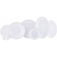 Korkmaz Vinta Collection 55 Parça Platin Yemek Takımı