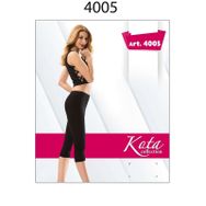 Kota 4005 Kapri Düz Gri Kadın Tayt